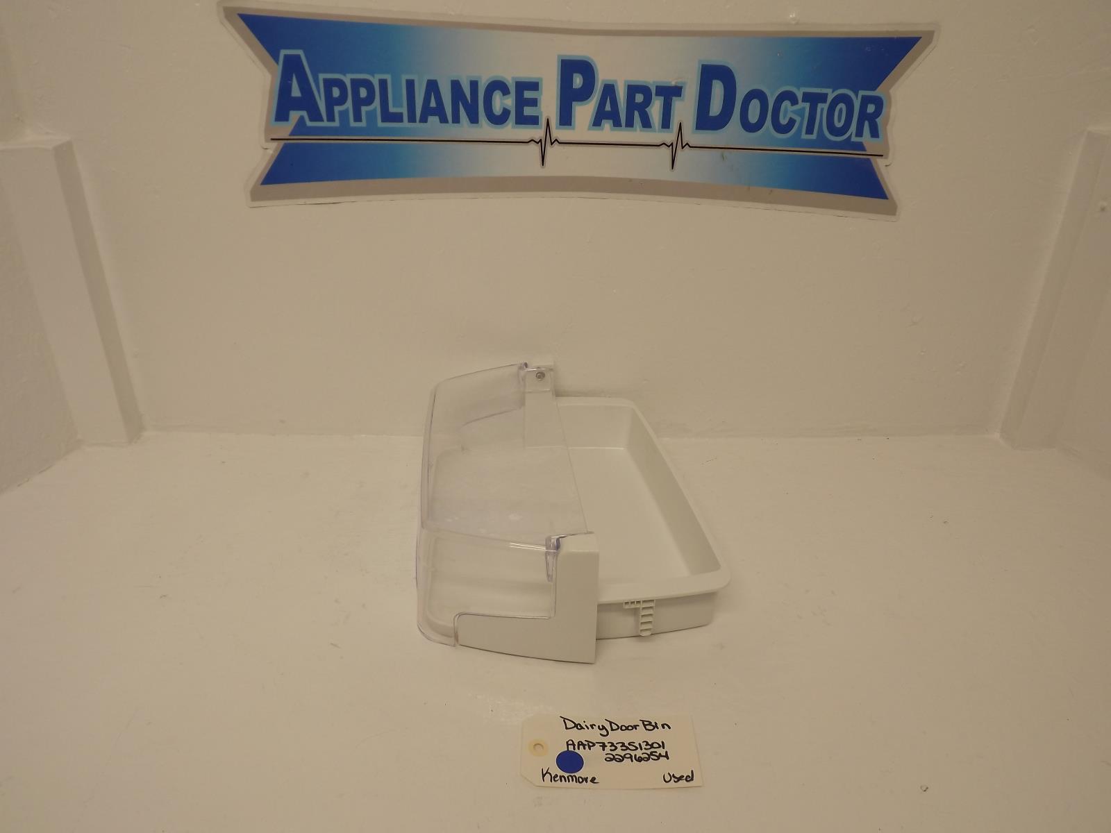 Kenmore Refrigerator AAP73351301 2296254 Dairy Door Bin Used Kenmore Refrigerator AAP73351301 2296254 Dairy Door Bin Used